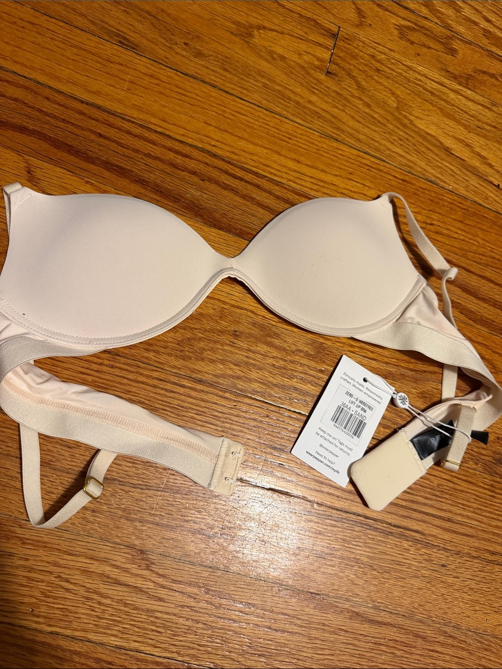NWT Peoper bra size 36AA.